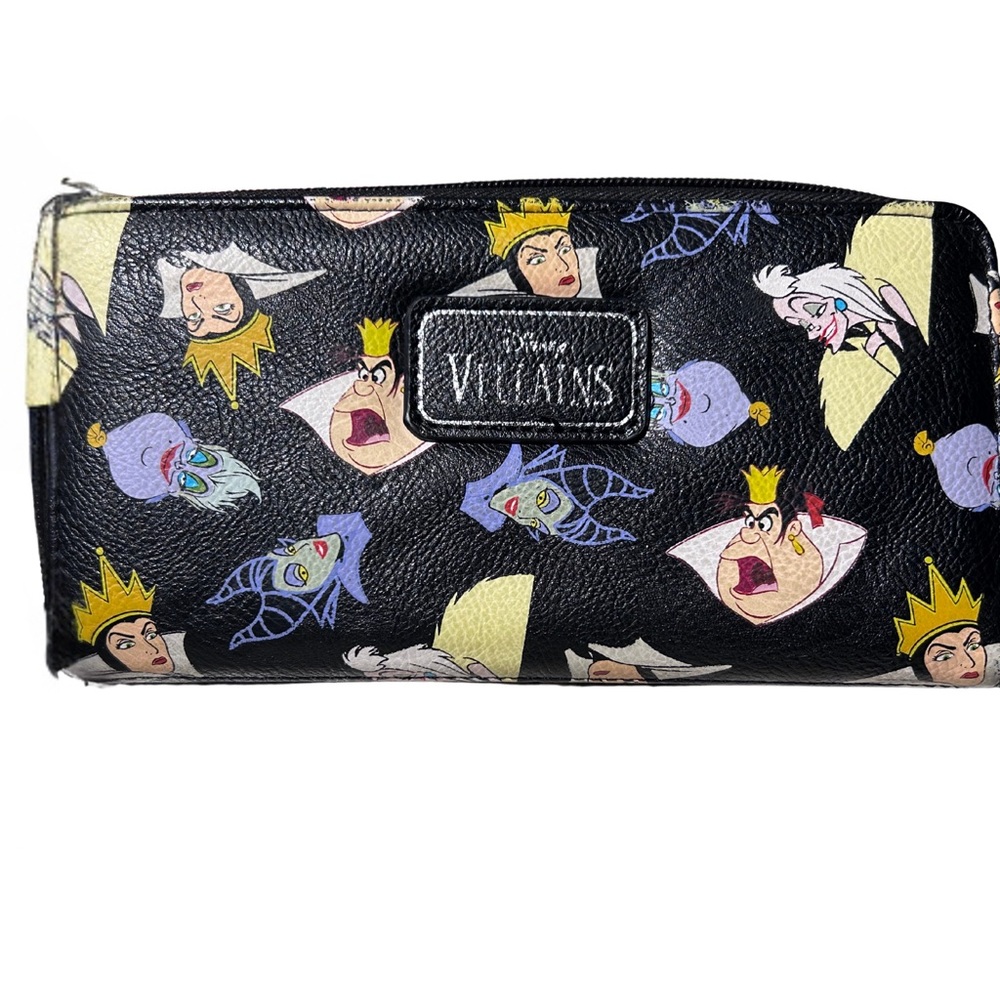 Disney Villains Black and Yellow Wallet